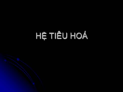 mô học hệ tiêu hóa