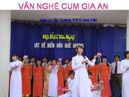 văn nghệ cụm gia an