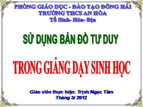 su dung ban do tu duy rat hay