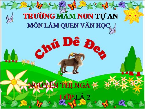 Truyện Chú Dê Đen