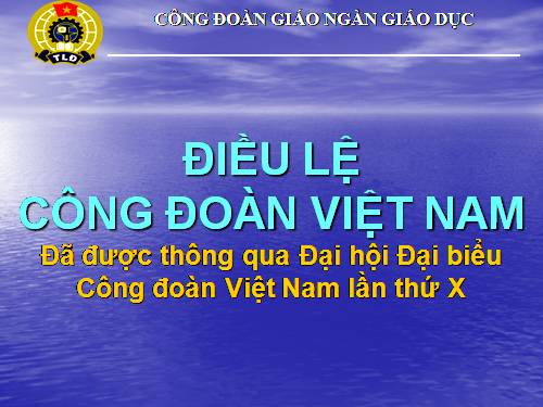 Dieu le Cong Doan khoa X