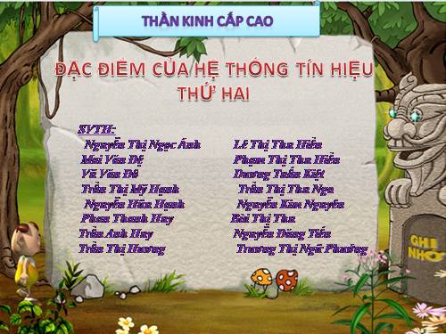 Thần kinh cấp cao_Thanh Huy_ĐHSP