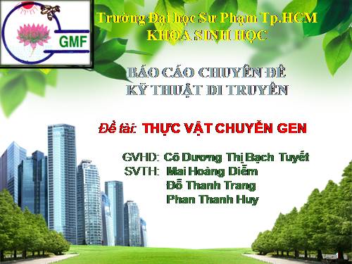 Thực vật chuyển gen