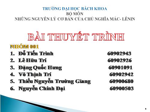 3 cặp phạm trù