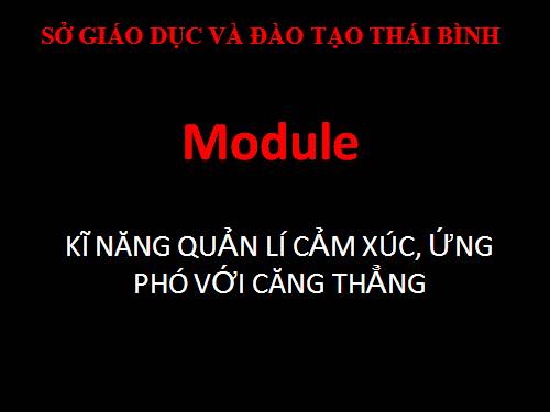 KN quan li cam xuc ung pho voi cang thang.ppt