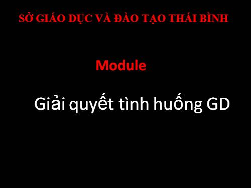 KN giai quyet cac tinh huong giao duc.ppt