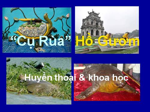 Cụ rùa Hồ gươm T Thuyết & Khoa học
