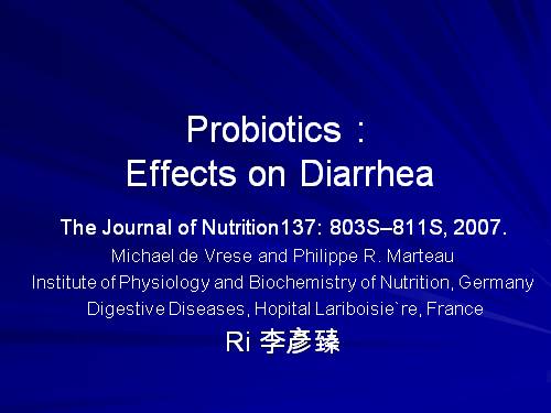 probiotics