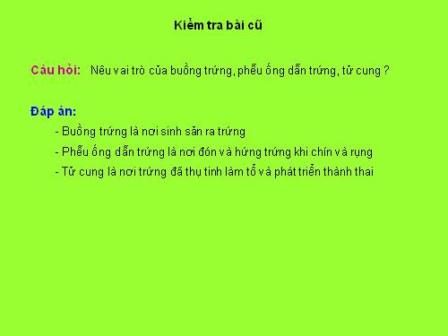 tiet 65. thu tinh, thu thai