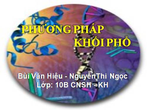 Phương pháp khối phổ