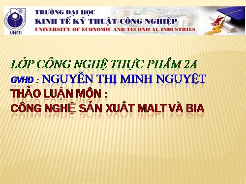 lên men chính trong bia