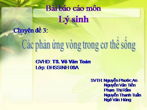 CAC PHAN UNG VONG