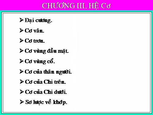 bai giang giai phau nguoi-Hệ Cơ