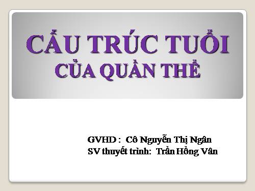 cau truc tuoi