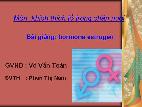 Hormon oestrogen