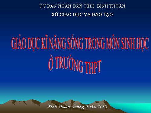 kĩ năng sống