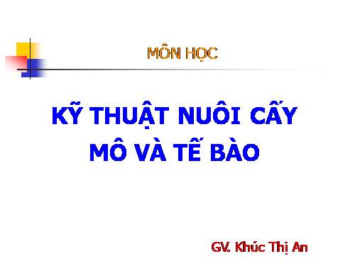 nuoi cay mo dong - thuc vat