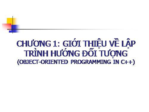 LẬP TRÌNH C++ PHẦN 1