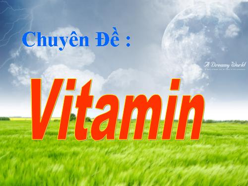 Chuyên Đề Vitamin