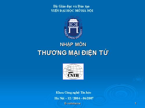 thuong mai dien tu