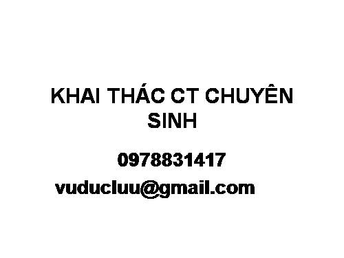 tap huan chuyen sinh