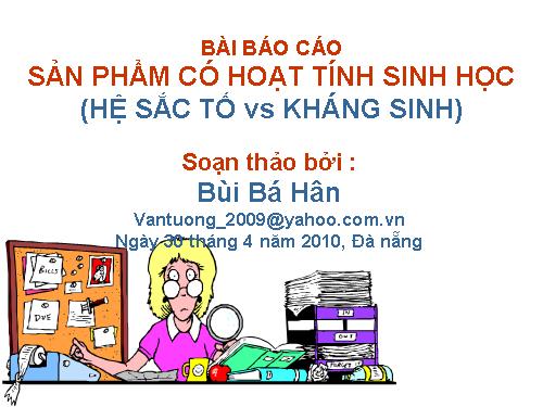 sản phẩm có hoạt tính sinh học