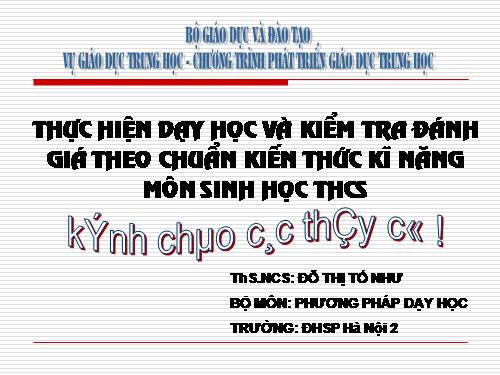 Tập huấn của Bộ giáo dục hè 2010