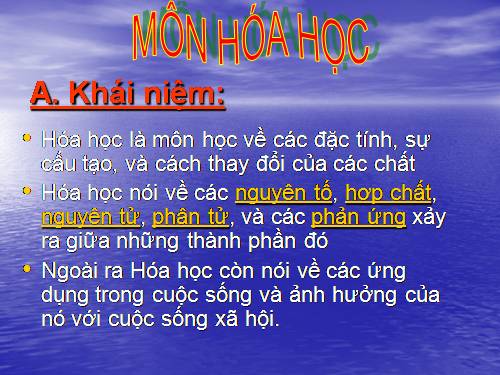 Hóa học