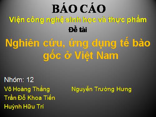 tế bào gốc