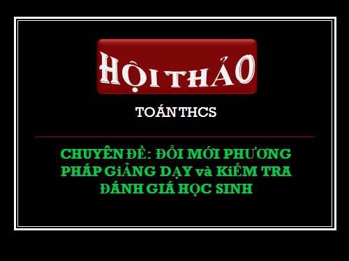 hội thảo chuyên môn về ứng dụng CNTT