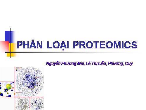 phân loại proteomics