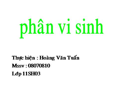 Bài seminar nông hóa thỗ nhưỡng