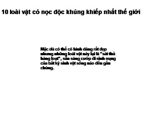 độc