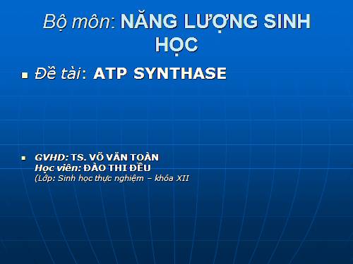 ATP synthase