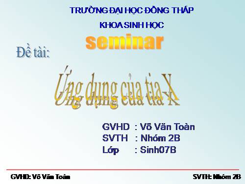 PHÓNG XẠ SINH HỌC