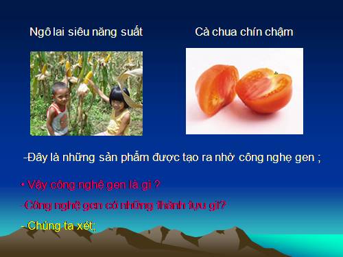 công nghệ gen