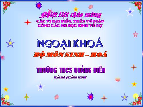 Ngoại khoá  Sinh học