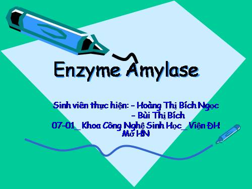 tieu luan enzyme amylase (full)