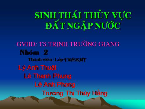 đất ngập nước