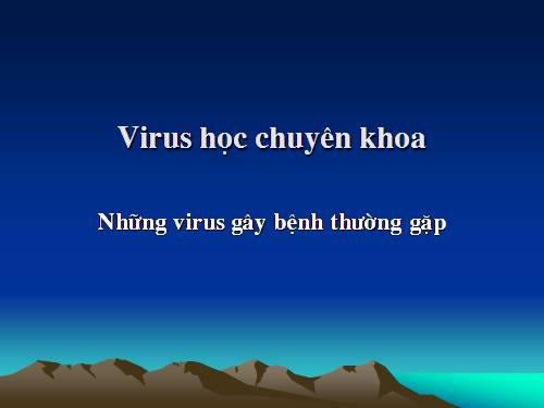 Vi sinh vật - Bệnh Dại