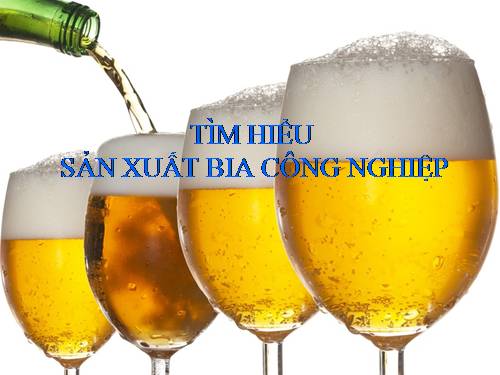 Công nghệ sx bia