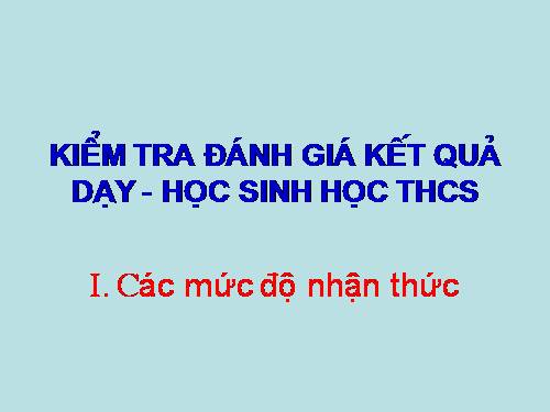 Phuong phap danh gia ket qua day hoc sinh hoc