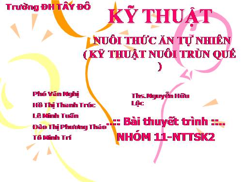 thuc ăn tự nhiên trùng quế