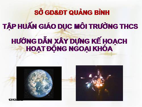 Hướng dẫn xây dựng hoạt động ngoại khóa