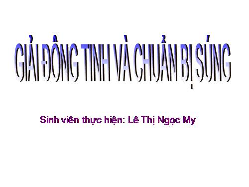 KỸ THUẬT GIẢI ĐÔNG TINH