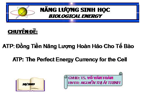 NĂNG LƯỢNG SINH HỌC