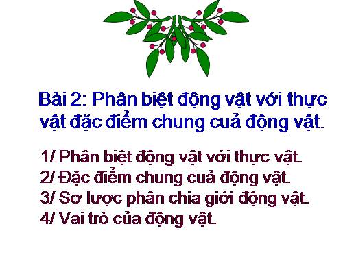 Bài 2 sinh học 7