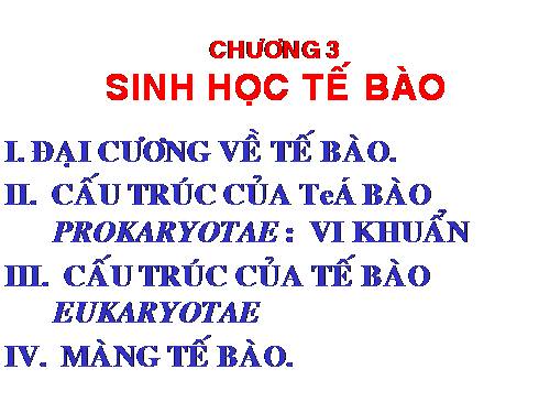 sinh học đại cương 3