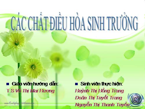 chất điều hòa sinh trưởng