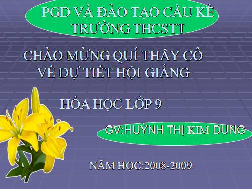 bài9:Tính chất hóa học của muối